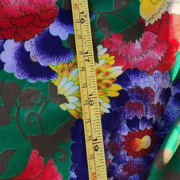 Carol Horn 80s Floral dress 6 - Picture 5 of 16